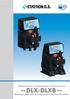 SERIEDLX&DLXB SERIES POMPE DOSATRICI ELETTROMAGNETICHE - SOLENOID DRIVEN DOSING PUMPS - POMPES DOSEUSES ELECTROMAGNÉTIQUES