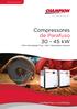 Compressores de Parafuso kw