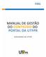 MANUAL DE GESTÃO DO CONTEÚDO DO PORTAL DA UTFPR SERVIDORES DA UTFPR