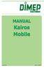 Kairos Mobile INDICE. Suporte / Assistência Técnica: (011) Revisão: 01 Página: 2/36