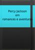 Percy Jackson em romances e aventuras