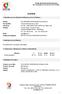 SGERM FICHA DE DADOS DE SEGURA ÇA (EM CO FORMIDADE COM O DECRETO-LEI º 63/2008) 1. IDE TIFICAÇÃO DA SUBSTÂ CIA/PREPARAÇÃO E DA EMPRESA