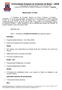 RESOLUÇÃO 61/2004. Art. 1º - Homologar os Projetos de Extensão das seguintes origens: