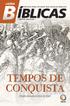 1º TRIMESTRE 2018 Nº 322. Tempos de Conquista. Estudos baseados no livro de Josué