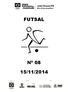 FUTSAL Nº 08 15/11/2014