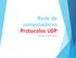Rede de computadores Protocolos UDP. Professor Carlos Muniz