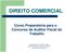 DIREITO COMERCIAL Curso Preparatória para o Concurso de Auditor Fiscal do Trabalho