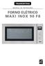 FORNO ELÉTRICO MAXI INOX 90 F8