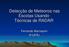 Detecção de Meteoros nas Escolas Usando Técnicas de RADAR. Fernando Marroquim IF/UFRJ