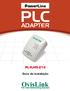 PowerLine PLC ADAPTER PL-RJ Guia de instalação