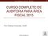 CURSO COMPLETO DE AUDITORIA PARA ÁREA FISCAL 2015