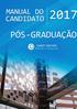 SUMÁRIO. Sobre o curso Pág. 3. Etapas do Processo Seletivo. Cronograma de Aulas. Coordenação Programa e metodologia; Investimento.