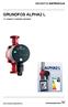 GRUNDFOS INSTRUKCIJA GRUNDFOS ALPHA2 L. Įrengimo ir naudojimo instrukcija GRUNDFOS INSTRUCTIONS. ALPHA2 L