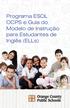 Programa ESOL OCPS e Guia do Modelo de Instrução para Estudantes de Inglês (ELLs)