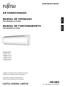 AR CONDICIONADO MANUAL DE OPERAÇÃO MANUAL DE FUNCIONAMIENTO ASBG18LF ASBG24LF ASBG30LF. Tipo Montado na Parede. Tipo Montado en Pared