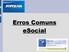 Erros Comuns esocial