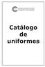 Catálogo de uniformes