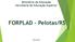 Ministério da Educação Secretaria de Educação Superior. FORPLAD Pelotas/RS. Março/2016