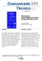 295 Técnico. Comunicado. Informações meteorológicas de Passo Fundo, RS: abril de Aldemir Pasinato 1 Gilberto Rocca da Cunha 2.