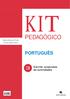 1.º CICLO PEDAGÓGICO. Maria Oliveira Pinto Encarnação Silva PORTUGUÊS. Escrita: propostas de actividades ISBN