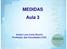 MEDIDAS Aula 3. André Luís Corte Brochi Professor das Faculdades COC