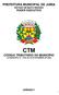 PREFEITURA MUNICIPAL DE JUÍNA ESTADO DE MATO GROSSO PODER EXECUTIVO CTM CÓDIGO TRIBUTÁRIO DO MUNICÍPIO