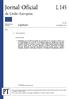 Jornal Oficial da União Europeia L 145. Legislação. Atos não legislativos. 58. o ano. Edição em língua portuguesa. 10 de junho de 2015.