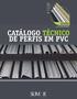 CATÁLOGO TÉCNICO DE PERFIS EM PVC