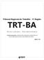 Tribunal Regional do Trabalho - 5ª Região TRT-BA. Técnico Judiciário - Área Administrativa