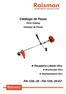 Catálogo de Peças RA-125L-26 RA-125L-26-E2. Roçadeira Lateral 25cc. Parts Catalog Catalogo de Piezas. Bruchcutter 25cc Desmazeladora 25cc