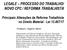 LEGALE PROCESSO DO TRABALHO/ NOVO CPC / REFORMA TRABALHISTA