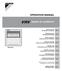 OPERATION MANUAL. System air conditioner RXYN10AY1. Operation manual VRV System air conditioner. Betriebsanweisung VRV System Klimaanlage