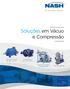 GARDNER DENVER NASH GDNASH.COM.BR. Compressores de Anel Líquido. Bombas de Vácuo de Anel Líquido. Sistemas de Vácuo Pré-Separadores.