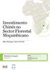 Investimento Chinês no Sector Florestal Moçambicano