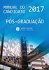 SUMÁRIO. Sobre o curso Pág. 3. Etapas do Processo Seletivo Pág. 5. Cronograma de Aulas. Coordenação Programa e metodologia; Investimento.