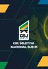 CBI: SELETIVA NACIONAL SUB 21