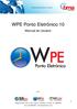 WPE Ponto Eletrônico 10. Manual do Usuário