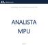 CADERNO DE EXERCÍCIOS MASTER ANALISTA MPU