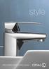 Style Cobra torneiras monobloco / monobloc mixer pg 2 Style 65 style gold techno torneiras monocomando / single lever taps pg 6 Style 35 torneiras mon