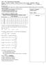 UFJF ICE Departamento de Matemática Cálculo I Primeira Avaliação Primeiro Semestre Letivo de /04/2014 FILA A Aluno (a): Matrícula: Turma:
