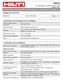 FICHA DE INFORMAÇÕES DE SEGURANÇA DE PRODUTO QUÍMICO. Revisão: 02 Data: 18/05/2012 Página: 1 /13