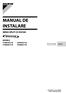 MANUAL DE INSTALARE SERIA SPLIT CU R410A MODELE. Manual de instalare Seria split cu R410A. Română. IM-5WMYJR-1114(1)-DAIKIN Piesa nr.
