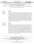 DOI: / ORIGINAL ARTICLE. Correlation of three variables describing nasal patency (HD, MCA, NOSE score) in healthy subjects