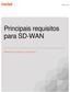 Principais requisitos para SD-WAN