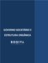 GOVERNO SOCIETÁ RIO E ESTRUTURÁ ORGÁ NICÁ