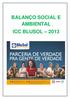 BALANÇO SOCIAL E AMBIENTAL ICC BLUSOL 2013