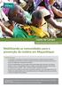 Mobilizando as comunidades para a prevenção da malária em Moçambique