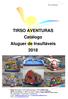 TIRSO AVENTURAS Catálogo Aluguer de Insufláveis 2018