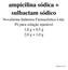 ampicilina sódica + sulbactam sódico