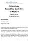 Relatório da Assembleia Geral 2015 da NAIMA+